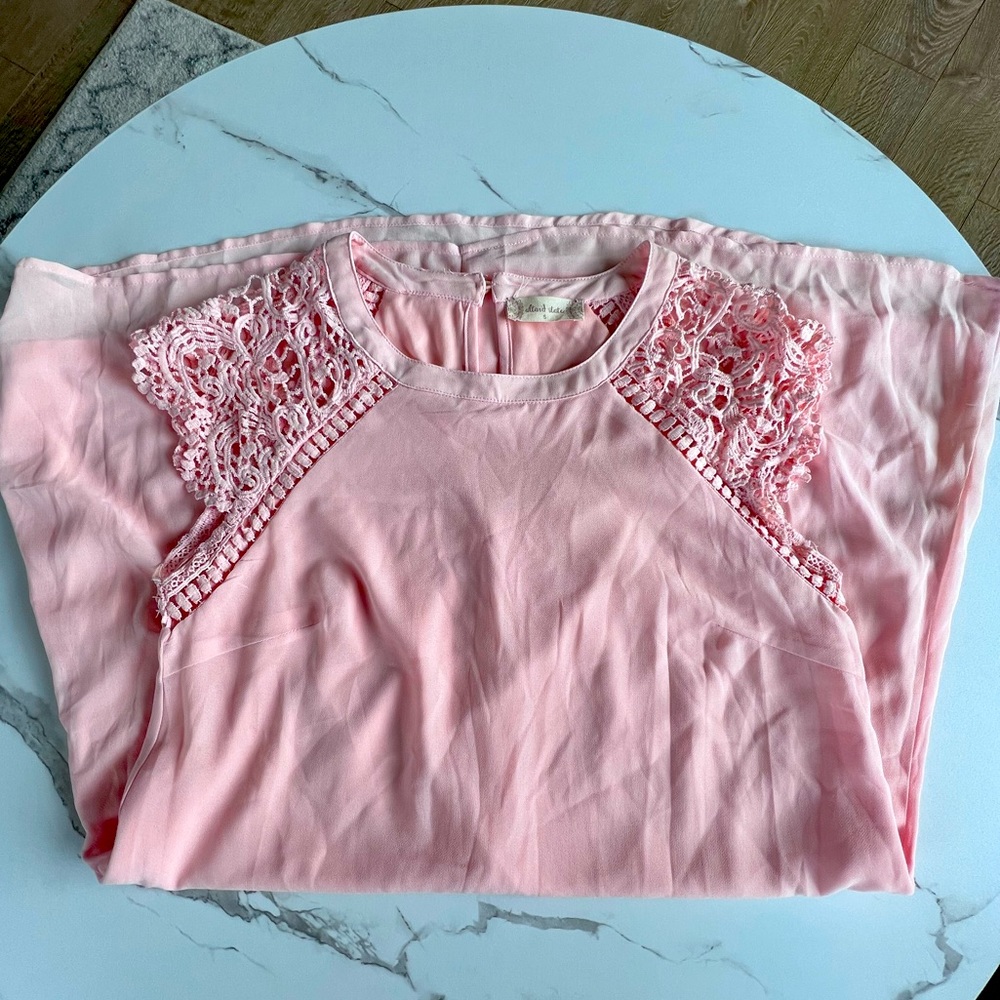 Pink short sleeve dress size small from Altard state